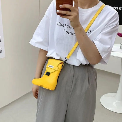 Personalized Water Shoses Shape Shoulder Bags Women Cute Candy Color Crossbody Bag Funny Small Bag For Summer