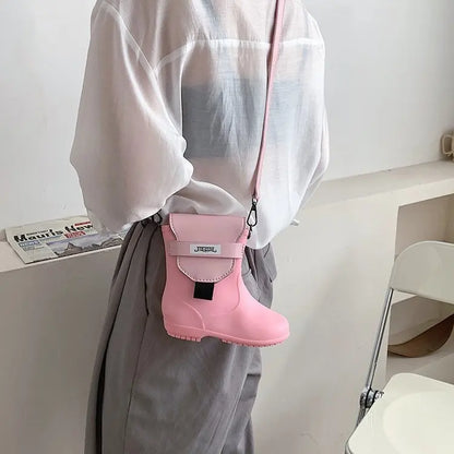 Personalized Water Shoses Shape Shoulder Bags Women Cute Candy Color Crossbody Bag Funny Small Bag For Summer