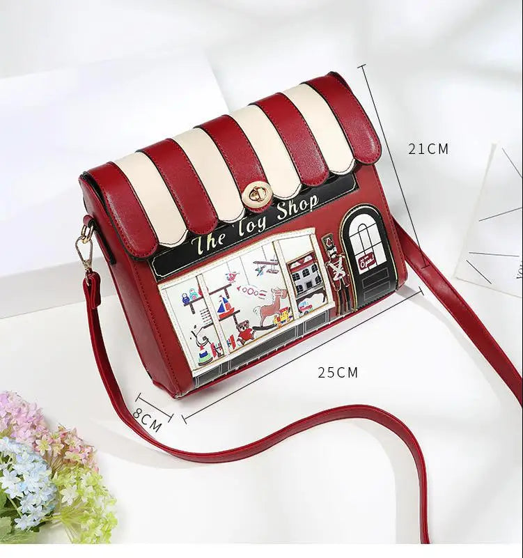 Designer Handbag For Women Fashion Beautiful House Shape Shoulder Bag High Quality Women Crossbody Bag Style Messenger Bag