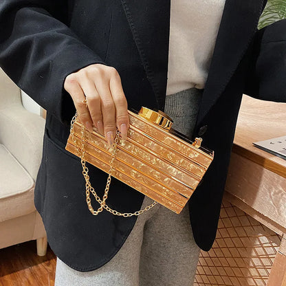 Mini bolsos cruzados de acrílico para mujer 2021, bolso de hombro sencillo, tendencia de marca femenina, bolso de mano para fiesta, bolsos y carteras de boda