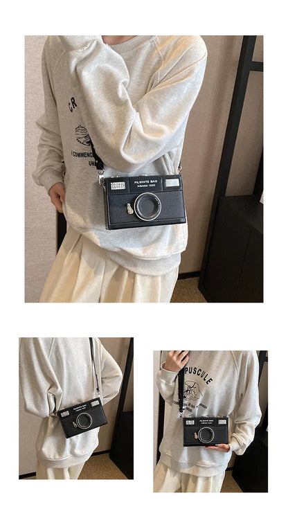 Personalized Design Camera Shape Shoulder Bag Ladies Cell Phone Bag 2024 Messenger Bag Purse Purses And Handbags Creative Clutch