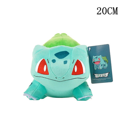 Jouets en peluche Pokémon de 20 à 30 cm, Kawaii Pikachu, Jenny, tortue, Gengar, figurines de dessin animé, poupée, cadeau d'anniversaire pour enfants