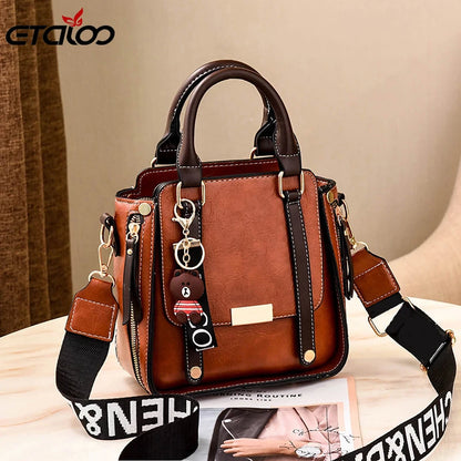 Luxury PU Leather Bag Women Bags Trendy New Shoulder Bag Fashion Messenger Bags Brand Design Leather Handbags & Crossbody Bags