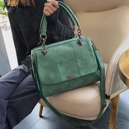 Sac à main mat pour femme, sacs à bandoulière pour femme, grande capacité, en cuir PU Matcha, fourre-tout pour dame, sac Boston pour voyage, sacs à main 2024