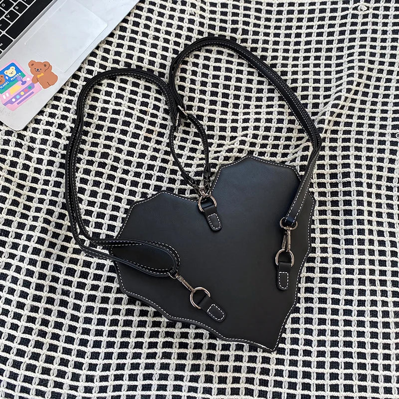 Sweet Spicy Love Bat Crossbody Bag Spider Web Women's Bag Multifunctional Shoulder Bag