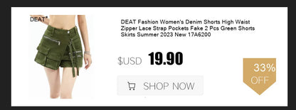 DEAT Fashion Women's Hole Jeans High Waist Contract Color Zipper Flowers Decoration Full Length Pants Autumn 2024 New 17A8765H