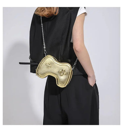 Bolso de cadena pequeño para mujer, bolso de hombro con mini asa, bolso cruzado para mujer con máquina de juegos