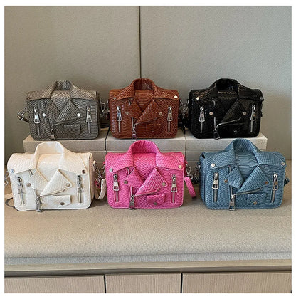 Fashion Jacket Design Crossbody Bag PU Clothes Shape Women Handbag Purse Brand Designer Lady Shoulder Bags Luxury Women's Bag