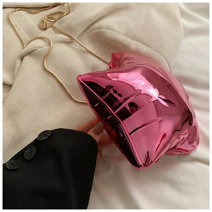 Fashion Acrylic Five Pointed Star Crossbody Bag for Women Candy Color Box Shoulder Bags Cute Funny Chains Small Female Purses