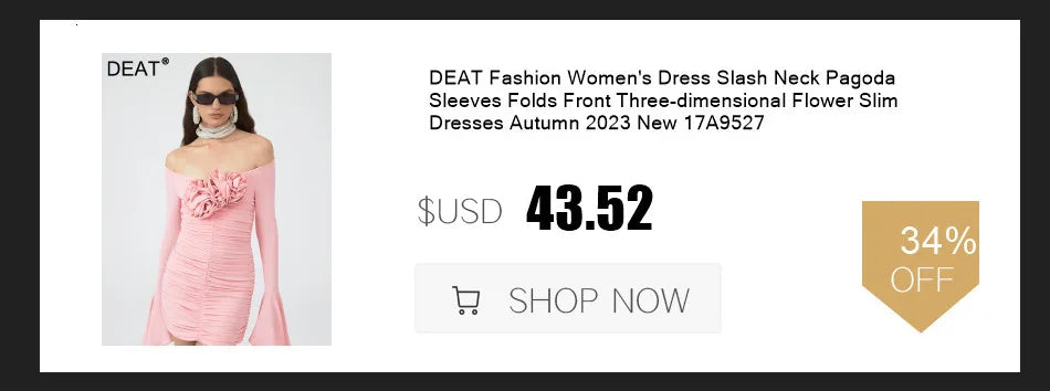 DEAT Fashion Women's Dress Slash Neck Sleeveless Sequin Decorate Split Mid-calf Slim Lady Dresses Autumn 2024 New Tide 7AB2516