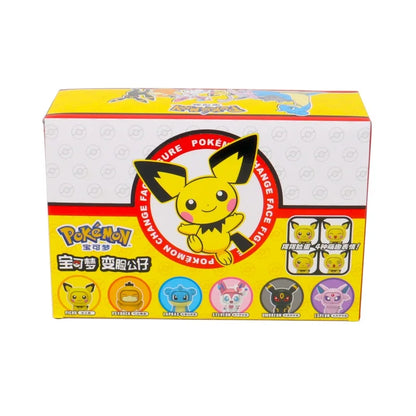 Figurine d'action Pokémon changeant de visage Kawaii 12 types de poupée Dragon Ball Pokeball Pocket Monster Pikachu ensemble de jouets pour enfants