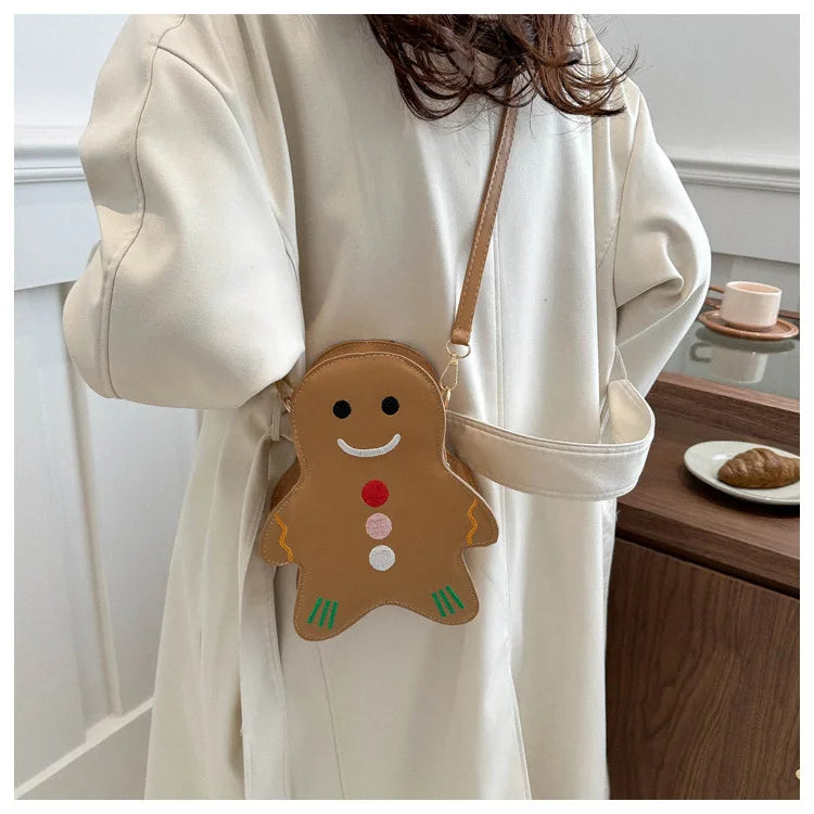 2024 Nouveau sac Kawaii de style japonais pour femmes, sac à bandoulière de dessin animé pour femmes, sac à bandoulière, petit sac pour téléphone et sac à main