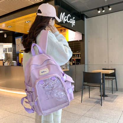 Nouveaux sacs d'école 2024 pour adolescentes, cadeaux de rentrée scolaire, sac à dos pour femmes, Itabag transparent, sacs à dos japonais Kawaii, Mochilas