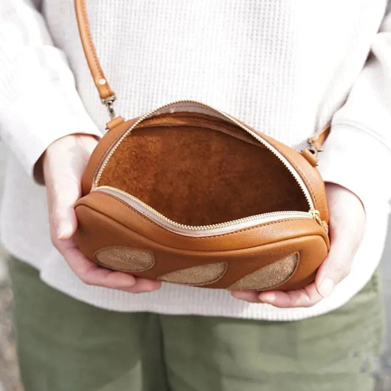 Sac à bandoulière créatif pour femme, sac à bandoulière amusant et mignon, sac à cosmétiques tendance vintage, petit sac à main pour femme 2024