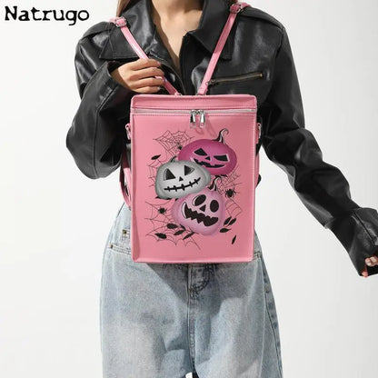 Mochila para mujer, divertida, para chica, bonita mochila escolar, bolso de mano para mujer, estilo gótico punk, color negro, gran oferta