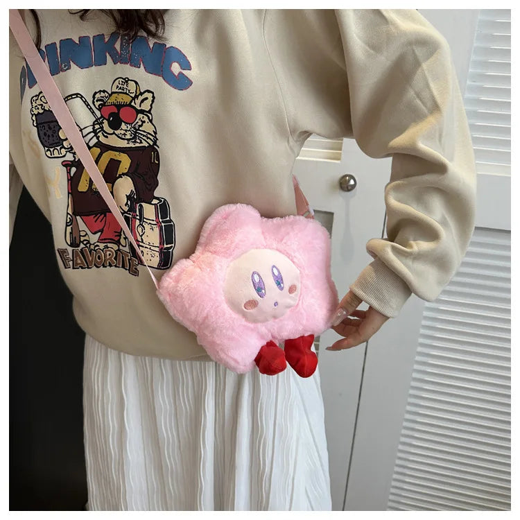 Bolso de peluche Kawaii, bolso bandolera, peluche de anime, gifs de dibujos animados para mujeres y niñas