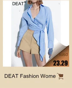 DEAT 2024 Automne Femmes Manteau Nouvelle Mode Col Rabattu Couleur Unie Simple Boutonnage Manches Longues Vêtements D'extérieur Femme Marée 7I5203