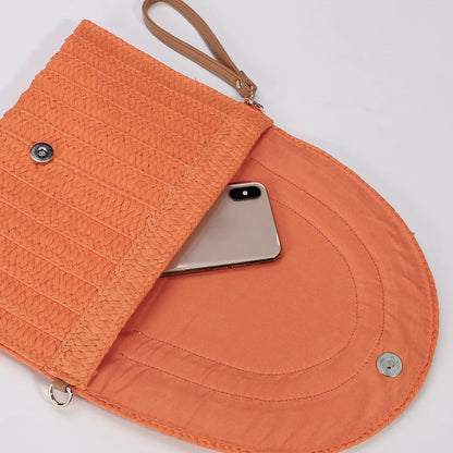 Bolso de mano de paja con borlas y paneles de moda, bolso cruzado de hombro tejido para mujer, bolso de playa hecho a mano, elegante bolso de fiesta de verano 2024