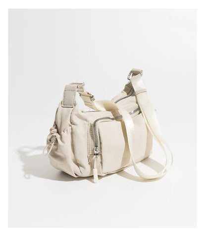 Sacs à bandoulière décontractés en nylon pour femmes, sac à bandoulière à poches multiples de créateur, sac simple sous les bras, Hobos, petits sacs à main pour téléphone 2-24