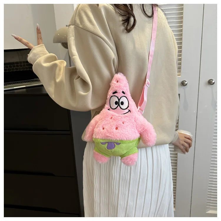 Bolso de peluche Kawaii, bolso bandolera, peluche de anime, gifs de dibujos animados para mujeres y niñas