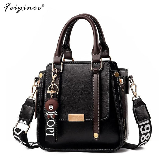 Bolso de cuero de PU de lujo, bolsos para mujer, nuevos bolsos de hombro de moda, bolsos de mensajero de marca de diseño, bolsos de cuero y bolsos cruzados