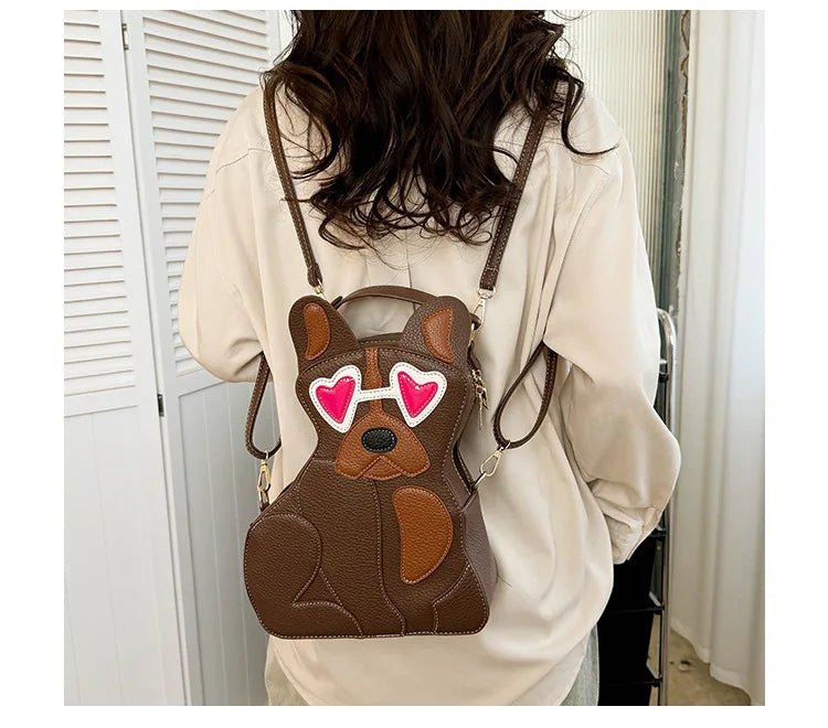 Fashion Shoulder Bag For Women Luxury Designer 3d Dog Shape Handbag Lady Evening Party Purse Crossbody Messenger Bag