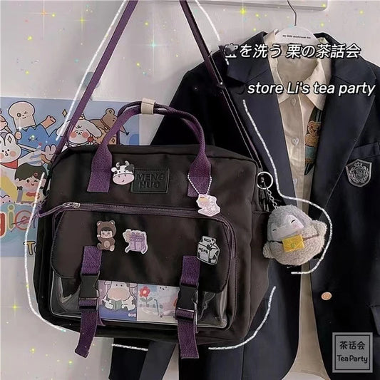 Bolso itabag japonés para mujer, novedad de 2024, mochila para estudiantes, bolsos escolares, bolsos de mano, bolsos de hombro, bolsos cruzados, bolso JK para mujer