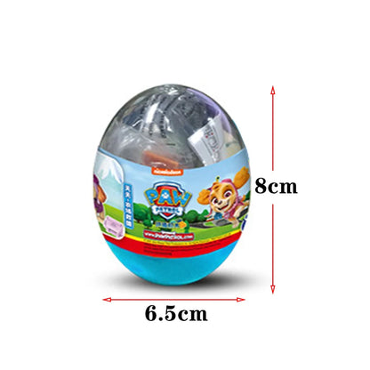 Genuine Paw Patrol Egg Block Action Figure Toy Mighty Pup Super Paws CHASE Marshall Skye Rubble Anime Toys Children Gifts