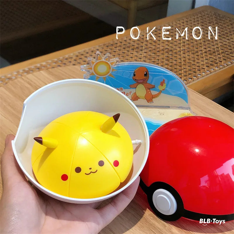 Figurines Pokémon Pocket Monster Pet Elf Ball Scene Set Jouet Pikachu Anime Figure Modèle Enfants Cadeau