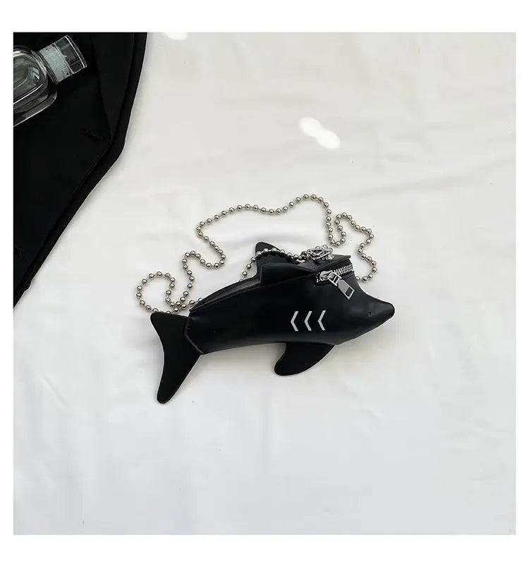 Cute 3D Animal Shark Cross Body Bags Womens Unique Adorable Cute Clutch Purse Bags