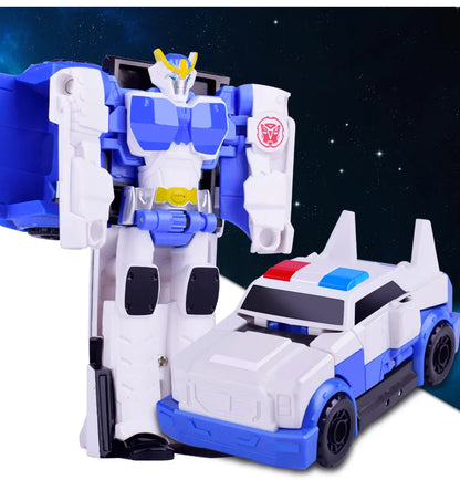 12CM Transformation Robot Kit Toys Models 2 In 1 One Step Model Deformed Car Toy for Boy Gift