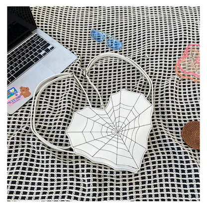 Sweet Spicy Love Bat Crossbody Bag Spider Web Women's Bag Multifunctional Shoulder Bag