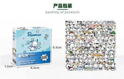 63Pcs Sanrio Hello Kitty Kuromi Cinnamoroll Pochacco Stickers for Kids Girls DIY Laptop Phone Diary Cute Cartoon Sanrio Sticker