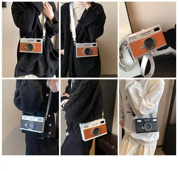 Personalized Design Camera Shape Shoulder Bag Ladies Cell Phone Bag 2024 Messenger Bag Purse Purses And Handbags Creative Clutch