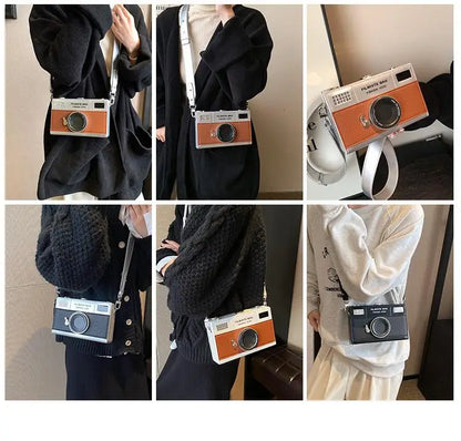 Personalized Design Camera Shape Shoulder Bag Ladies Cell Phone Bag 2024 Messenger Bag Purse Purses And Handbags Creative Clutch