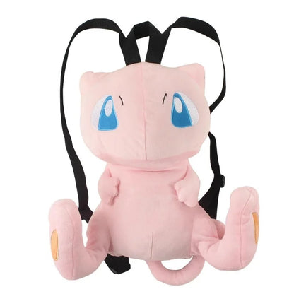 Sac à dos Pokémon en peluche Snorlax Eevee Mimikyu Mewtwo Gengar Kawaii Sac souple Cartable Cadeau fête des enfants