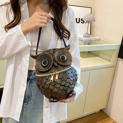 Sac à bandoulière en forme de hibou pour femme, joli sac à main, sac à bandoulière en forme d'animal