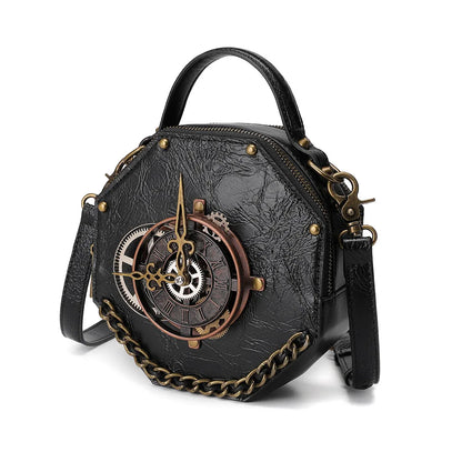 Sac à bandoulière et sacs à main pour femmes Sac à bandoulière en forme d'horloge