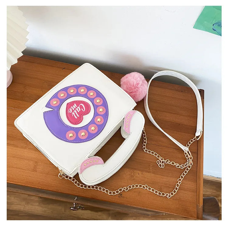 Phone Shape Luxury Shoulder Bag New Creative Women Mini Phone Purses Messenger Pack Candy Colors Bags Laser Holographic