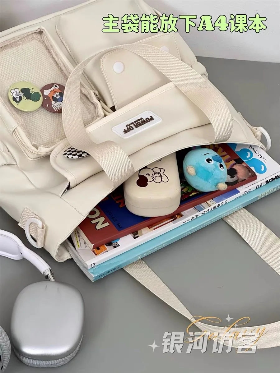 Nouveau 2024 Kawaii Itabag Femmes Style Japonais École Sacs À Main Fourre-Tout Transparent Poche Sac À Bandoulière Pour Femmes Cartables JK Ita Sac