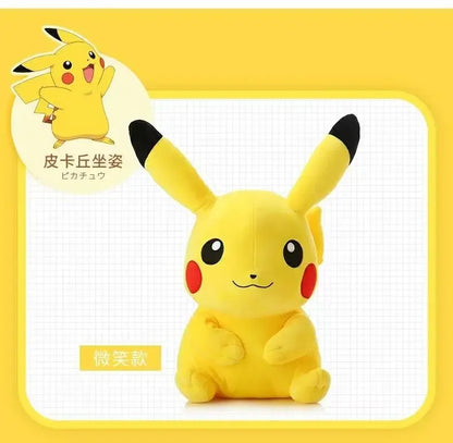 Peluche Pokémon Eeveelution Pikachu Sylveon Leafeonl Espeon Glaceon Umbreon Peluche douce Dessin animé Jouets enfants Cadeau