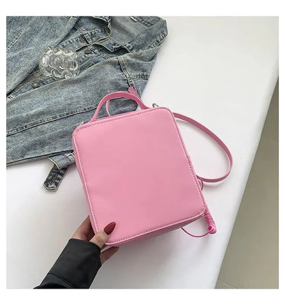 Bolso de mano para mujer, divertido bolso de hombro con forma de teléfono para niñas, estilo de moda femenino, lindo bolso cruzado