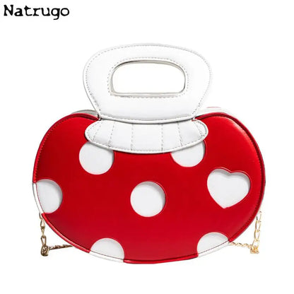 Cute Shoulder Bag For Girls Fashion Women Crossbody Bag Marshroon Shape Handbag