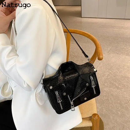 Fashion Jacket Design Crossbody Bag PU Clothes Shape Women Handbag Purse Brand Designer Lady Shoulder Bags Luxury Women's Bag