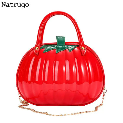 Halloween Gifts Cute Pumpkin Shape Bag 2023 New Fashion Personality Design Foreign Style Portable Shoulder Chain Bag