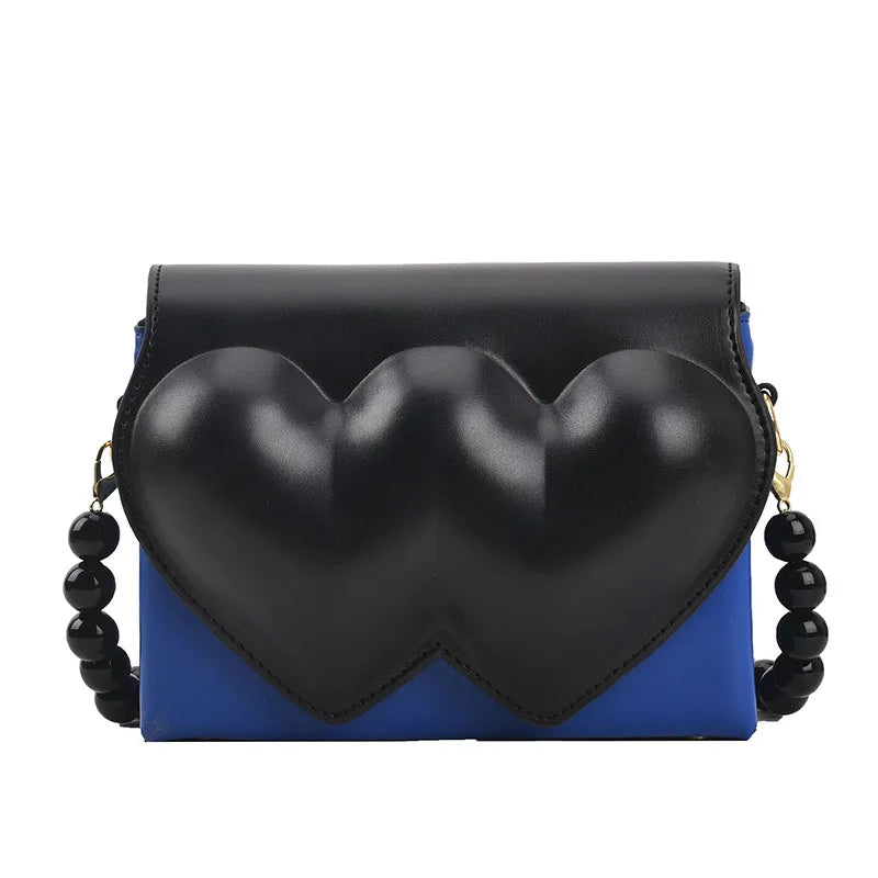 Bolsos y carteras para mujer, bolsos de moda con forma de corazón y diamantes, bolsos cruzados con cadena para mujer, bolsos de mano para boda para mujer