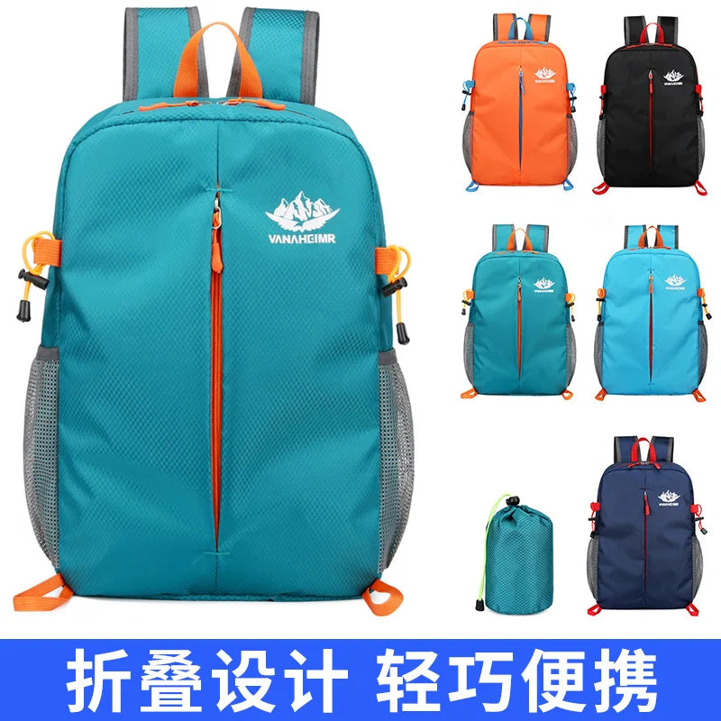 Nueva bolsa de viaje multifuncional para exteriores, moderna bolsa de viaje impermeable, mochila escolar informal para niños, bolsa de viaje plegable