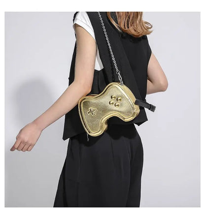 Bolso de cadena pequeño para mujer, bolso de hombro con mini asa, bolso cruzado para mujer con máquina de juegos