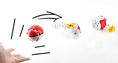 Figurine d'anime Pokemon Ball Pokeball Pikachu Squirtle Pocket Monster Variant Pokémon Elf Ball Toy Action Model Gift Achat en gros