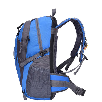 Mochila de camping de gran capacidad de 40 l, impermeable, para acampar, hacer senderismo, caminar, viajar al aire libre, de nailon duradero